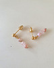 kolczyki z kamieniami Kolczyki DROPSY MINI opal różowy, jaspis żyłkowy, kwarc różowy 2