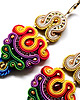 kolczyki soutache Sutaszowe kolczyki AGUEDA 1
