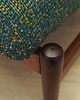 fotele Fotel zielony melanż, duński design, lata 70, produkcja: Dania 7