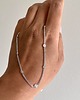 chokery Srebrny naszyjnik choker pancerka z cyrkoniami 1