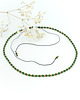 chokery Zielony choker ze szklanych koralików 2