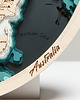 obrazy Australia - Drewniana Mapa 5