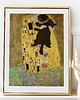 plakaty Plakat- Gustav Klimt - pocałunek .. kota 7