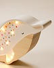 lampy do pokoju dziecka Drewniana Lampka Delfin - White 4