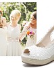 Ślub - inne Espadryle ślubne Boho ivory - wysokość 10 cm - 4