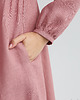 sukienki maxi damskie Lniana sukienka CAMELLIA MAXI DUSTY PINK 4