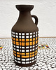 wazony Ceramiczny wazon z uchem, Strehla Keramik, Niemcy, lata 70. 4