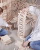 klocki i zabawki drewniane Klocki Linden 1000 szt. w kartonowym opakowaniu + katalog 2