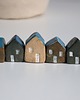 figurki i rzeźby Ceramiczne mini domki zestaw 5 szt. 1