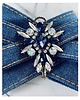 broszki Brosza z kolekcji Jeans  z kryształkami 5
