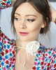 chokery Jedwabny kremowy choker 2