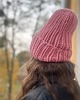 czapki damskie Czapka Lumi 100% wełna z Peru cukierkowy róż 3