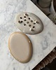 mydelniczki Ceramiczna Mydelniczka Owalna z Odpływem Milky Romantic 5