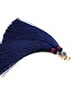 kolczyki chwosty Kolczyki chwosty Maxi boho /navy blue - bordoux/ 4