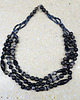 korale 5621 elegancki naszyjnik; wielonitkowy naszyjnik; perły szklane; 2
