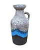 wazony Ceramiczny wazon z uchem, fat lava, Strehla Keramik, Niemcy, lata 70. 9