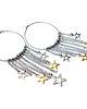kolczyki wire wrapping Alloys Collection /frędzle vol. 6/ star 4