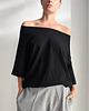 t-shirt damskie Czarna bluzka raglan 4