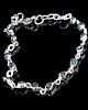 bransoletki srebrne Surowe diamenty 5