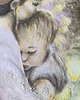 obrazy Obraz Olej Matka Dziecko 40x50 Magia Prezent Miłość Rodzina 2