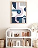 plakaty Plakat Blue Geo 2