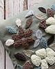 poduszki plecione Poduszka kwiaty punch needle boho natural 2