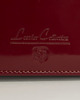 portfele damskie Skórzany portfel damski  z biglem, lakierowany Czerwony 6