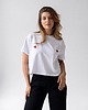 t-shirt damskie T-shirt Crop-Voila Biały Arbuzy 1