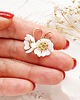 Biżuteria ślubna Delikatne kwiatowe kolczyki ślubne CHERRY BLOOMS 4