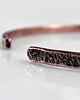 bransoletki wire wrapping Nieregularne - komplet 3 miedzianych bransoletek - różne rozmiary 2