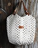 torebki do ręki Ręcznie robiona torebka ze sznurka 1