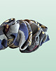 gumki do włosów Scrunchie MIDI vintage 1