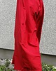 spodnie materiałowe damskie Spodnie szerokie czerwone 1