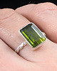 pierścionki srebrne Pierścionek klejnot turmalinu 1