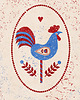 plakaty Plakat Fine Art giclee KOLOROWY JARMARK. KOGUCIK 1