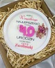 świeczniki i świece Na 40 urodziny świeca z napisami / XL 4