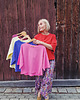 t-shirt damskie Bluzka CUBE - terrakota 2