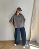 t-shirt damskie T-shirt Statement grey 1