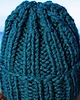 czapki damskie Czapka beanie  z wełną w kolorze morskim 4