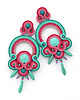 kolczyki soutache Jesienne boho kolczyki 2 3