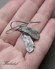 kolczyki wire wrapping Piórka vol. 2 3