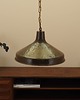 lampy wiszące Mosiężna lampa wisząca z lat 60. duński design stożkowy klosz 1