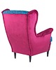fotele Fotel uszak Pacha we wzory, kolorowy, patchwork, welurowy 5
