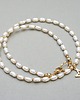 chokery Pearls /white/ perły naturalne vol. 8 - choker 1