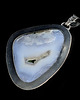 wisiory Geoda pastelowego chalcedonu 1