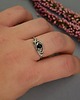 pierścionki - różne Pierścionek regulowany czarny onyks wire wrapping 2