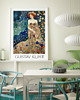 plakaty PLAKAT Gustav Klimt, łąka obraz kobieta kwiaty 4