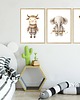 plakaty Plakaty Zwierzęta Jesień, Plakaty Na Ścianę Dla Dzieci 3 szt 1