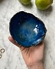 pojemniki na biżuterię Ceramiczna Miseczka Skorupka na Biżuterię Granatowa Cudo Oceanu 3