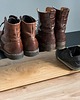 półki Nowoczesny metalowy stojak na buty, BIAŁY 3